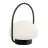 Nordlux Tafellamp Sponge Accu Zwart 4.8W 300lm - 827 Zeer Warm Wit | 3-Staps Dimbaar